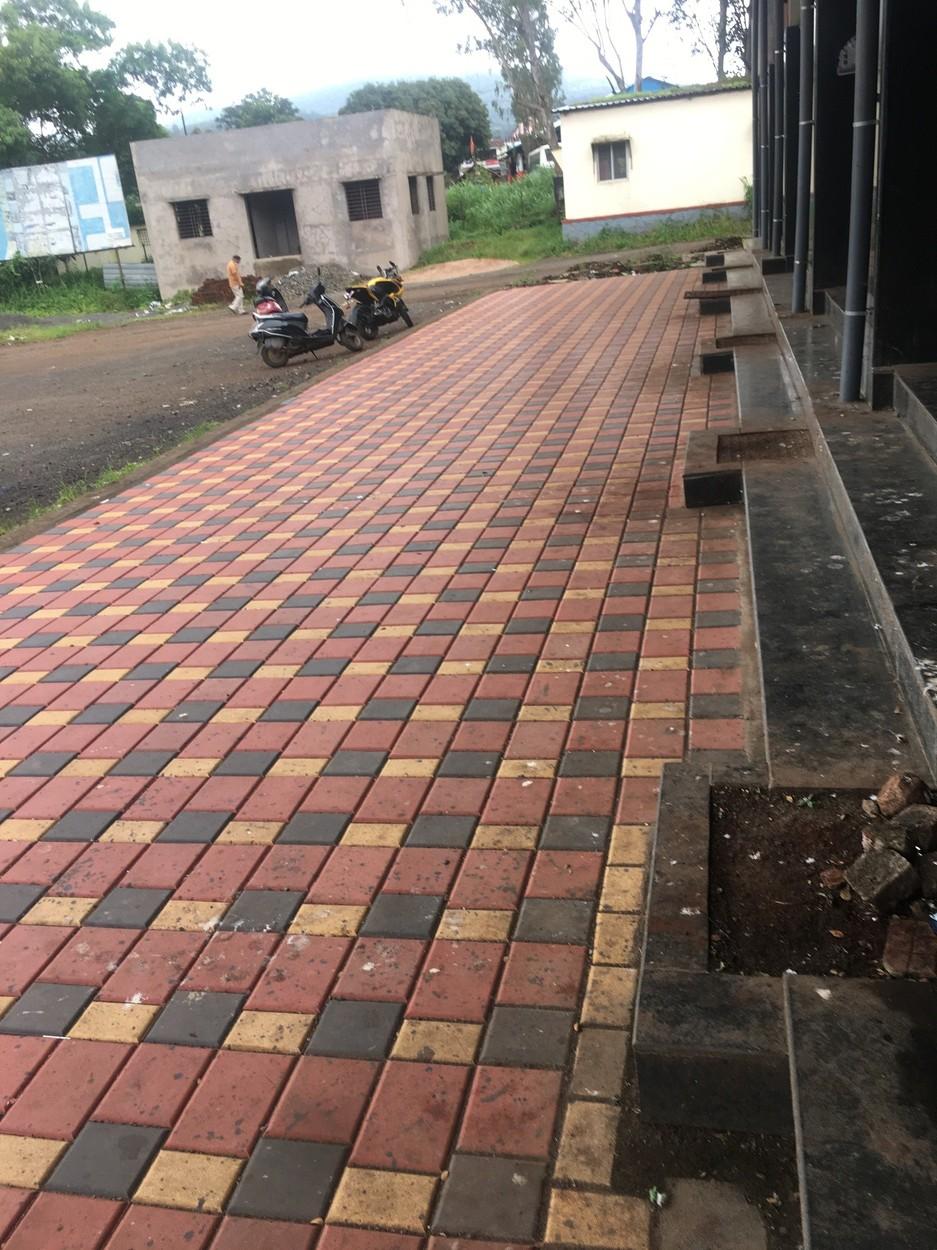 Bus stand walkways detail