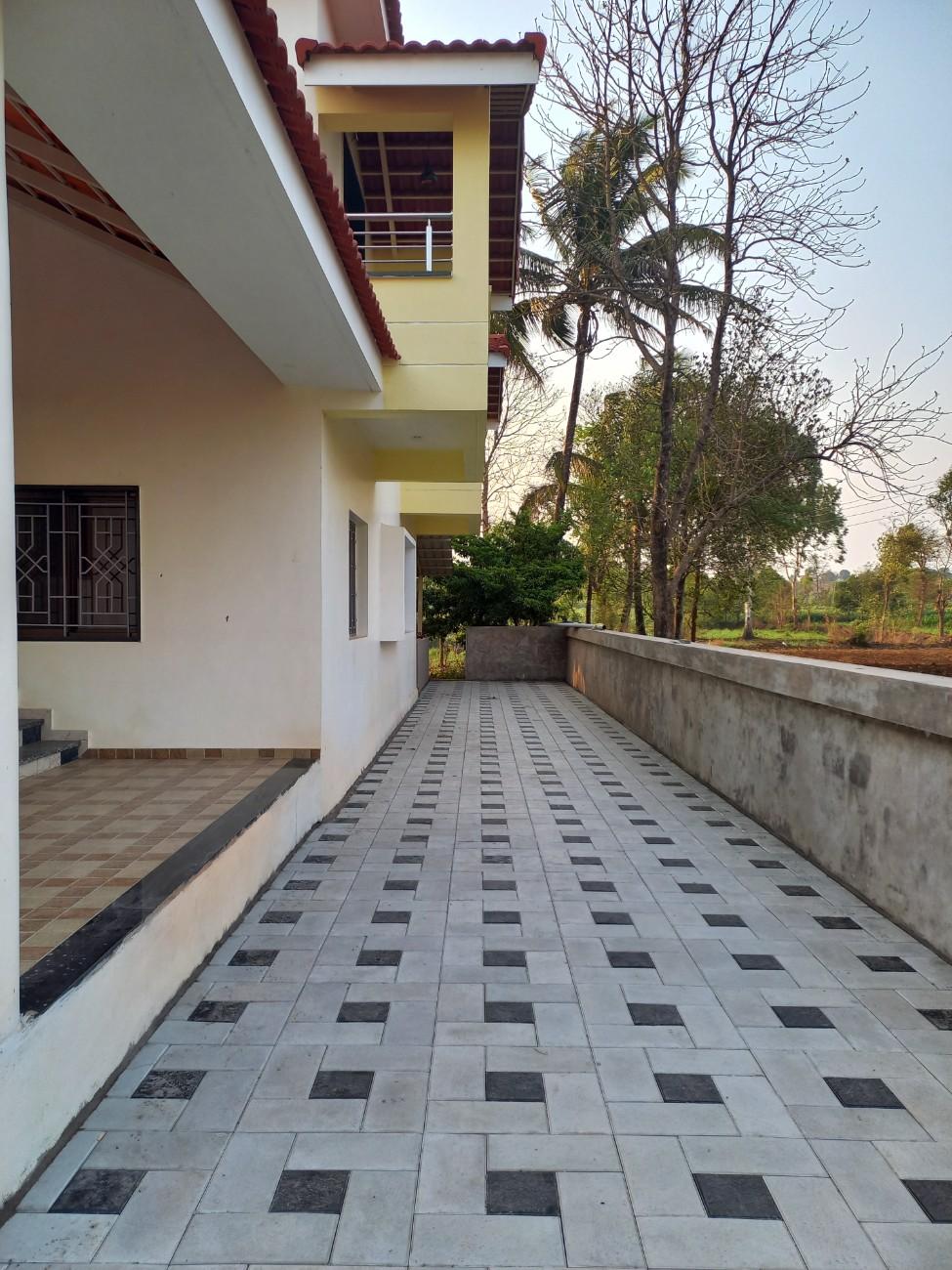 Farm-house pathway detail