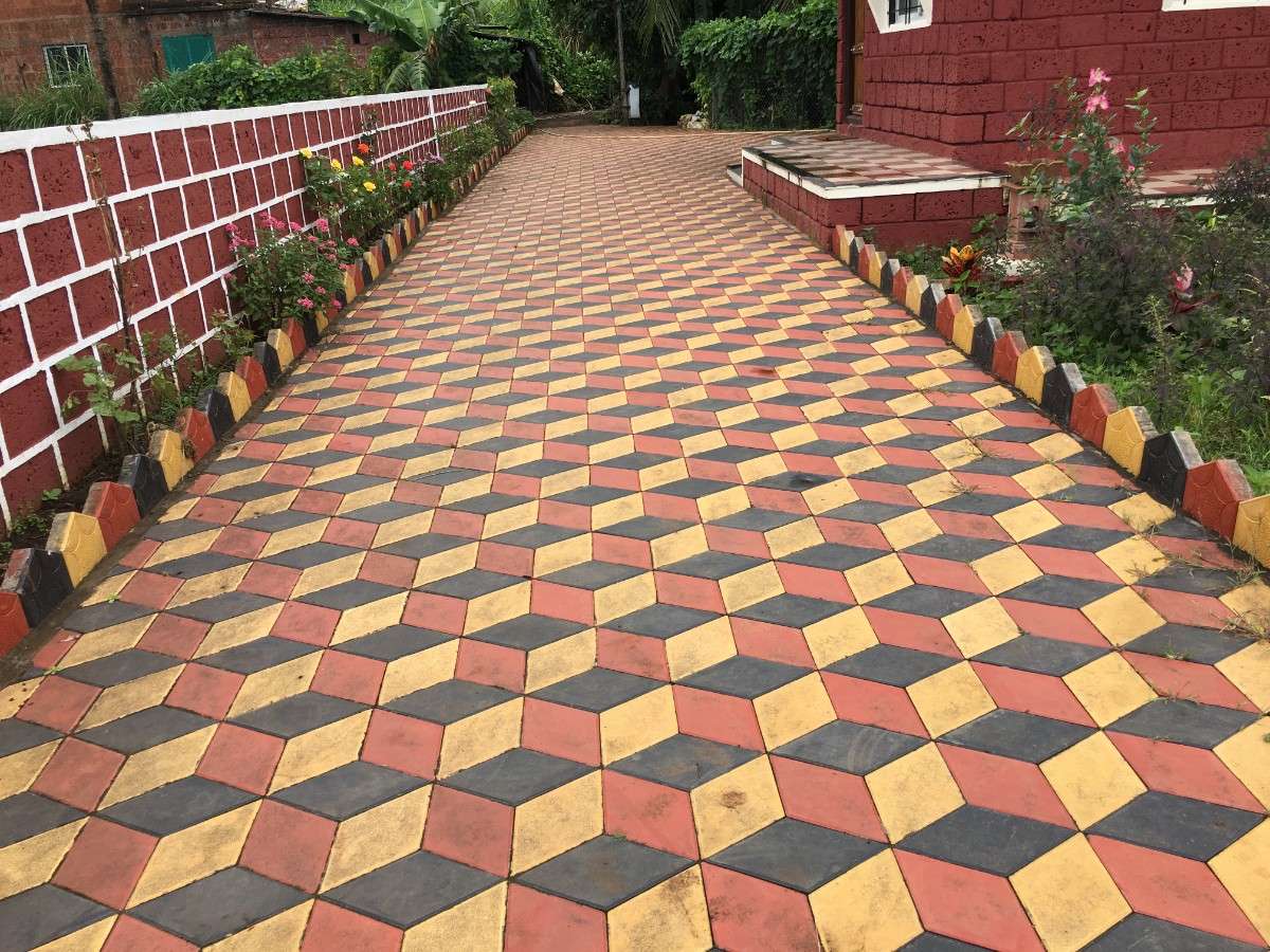 Courtyard of traditional house
